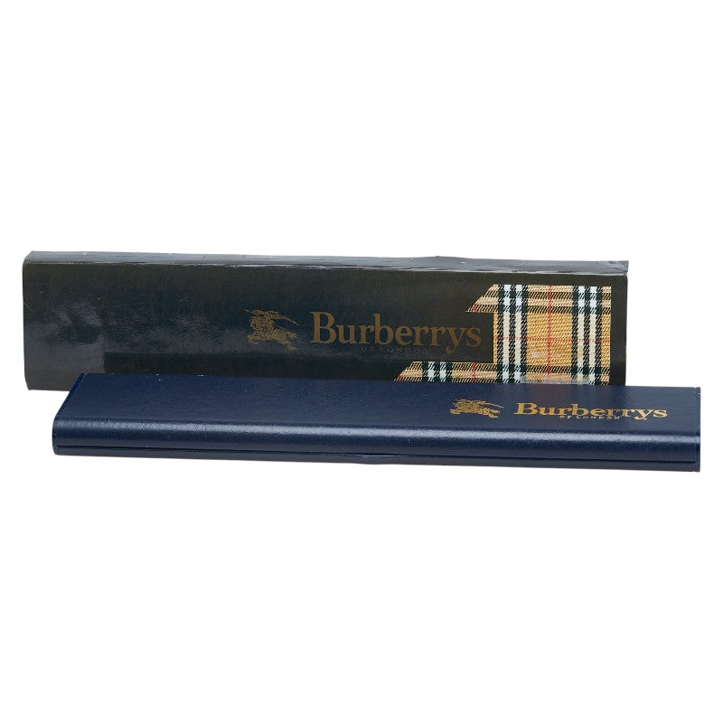 バーバリー 腕時計 クオーツ ホワイト文字盤 ステンレススチール レザー レディース BURBERRY 【中古】