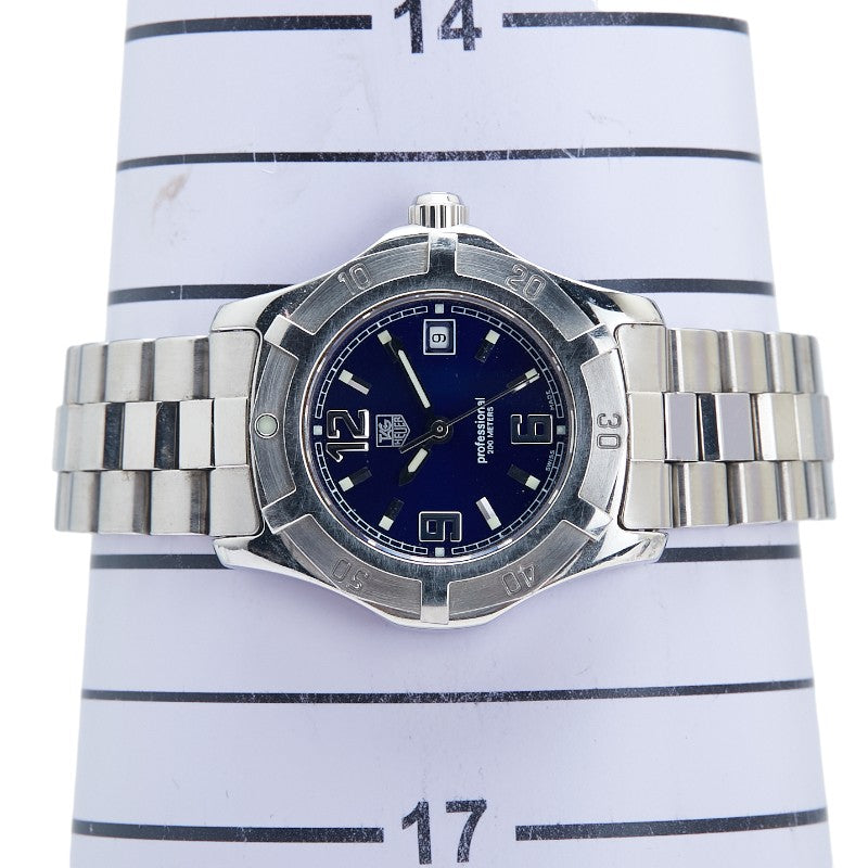 タグホイヤー エクスクルーシブ 腕時計 WN1312 クオーツ ネイビー文字盤 ステンレススチール レディース TAG HEUER 【中古】