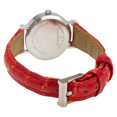 ティファニー アトラス 腕時計 クオーツ シルバー文字盤 ステンレススチール レザー レディース TIFFANY&Co. 【中古】