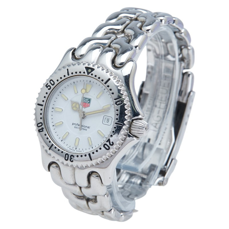 タグホイヤー セル 腕時計 WG1310-2 クオーツ ホワイト文字盤 ステンレススチール レディース TAG HEUER 【中古】