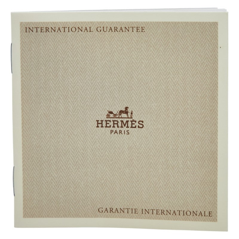 エルメス クロアジュール 腕時計 CR1.220 クオーツ ホワイト文字盤 ステンレススチール メッキ レディース HERMES 【中古】