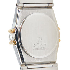 オメガ コンステレーション 腕時計 クオーツ ゴールド文字盤 ステンレススチール イエローゴールド レディース OMEGA 【中古】