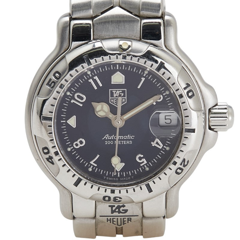 タグホイヤー 6000シリーズ 腕時計 WH2313-K1 自動巻き ネイビー文字盤 ステンレススチール レディース TAG HEUER 【中古】