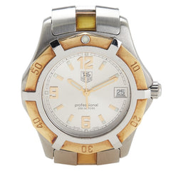 タグホイヤー プロフェッショナル 2000 エクスクルーシブ 腕時計 WN1153 クオーツ シルバー文字盤 ステンレススチール メッキ メンズ TAG HEUER 【中古】