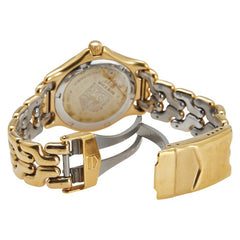 タグホイヤー セル デイト 腕時計 S04.713M クオーツ ベージュ文字盤 ステンレススチール メッキ ボーイズ TAG HEUER 【中古】