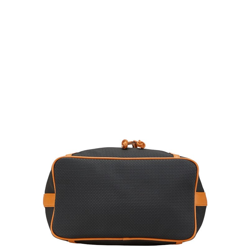 サンローラン 斜め掛け ショルダーバッグ ブラック ブラウン PVC レザー レディース SAINT LAURENT 【中古】