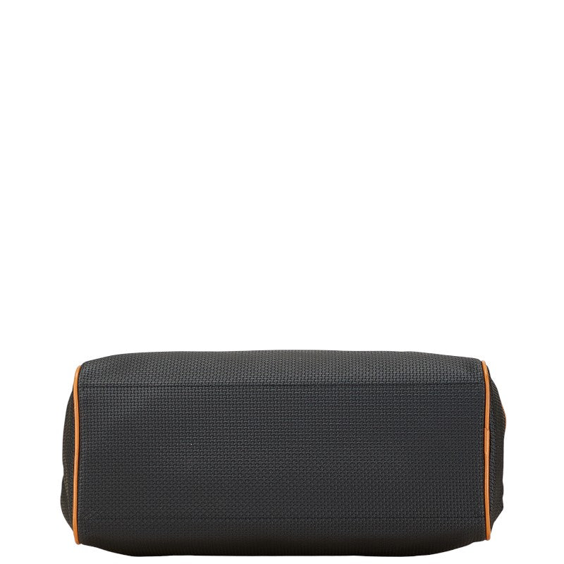サンローラン ミニボストンバッグ ハンドバッグ ブラック ブラウン PVC レザー レディース SAINT LAURENT 【中古】