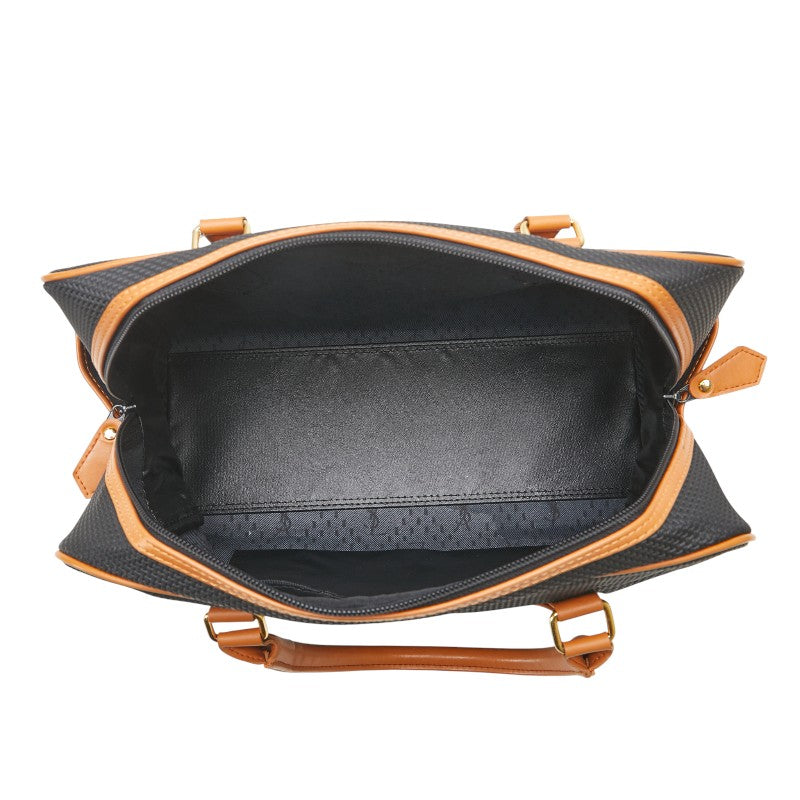 サンローラン ミニボストンバッグ ハンドバッグ ブラック ブラウン PVC レザー レディース SAINT LAURENT 【中古】