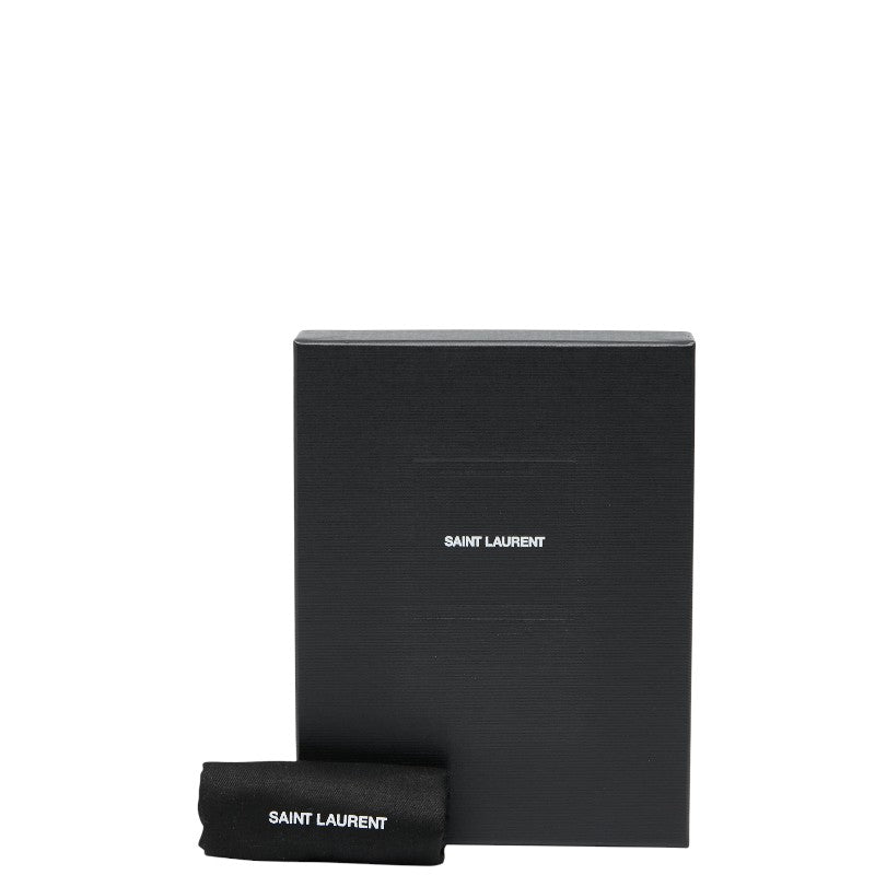 サンローラン YSL エンベロープ カードケース 651026 パープル レザー レディース SAINT LAURENT 【中古】