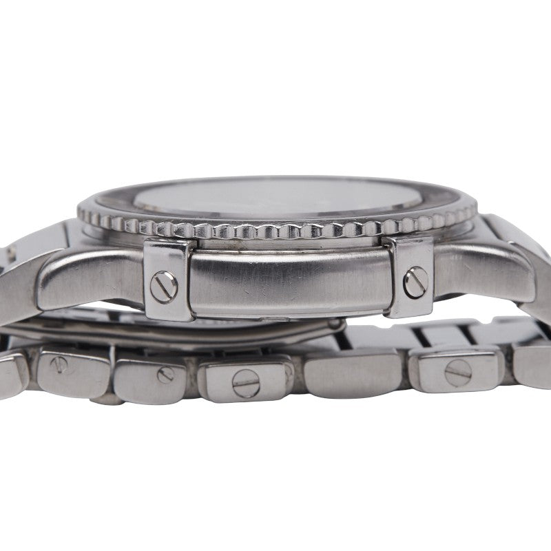 ティファニー ダイバー クラシック 腕時計 L 0711 クオーツ ブラック文字盤 ステンレススチール レディース TIFFANY&Co. 【中古】