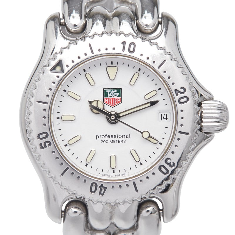 タグホイヤー セル 腕時計 WG1410-0 クオーツ ホワイト文字盤 ステンレススチール レディース TAG HEUER 【中古】