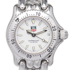 タグホイヤー セル 腕時計 WG1410-0 クオーツ ホワイト文字盤 ステンレススチール レディース TAG HEUER 【中古】