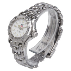 タグホイヤー セル 腕時計 WG1410-0 クオーツ ホワイト文字盤 ステンレススチール レディース TAG HEUER 【中古】