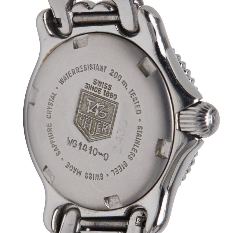 タグホイヤー セル 腕時計 WG1410-0 クオーツ ホワイト文字盤 ステンレススチール レディース TAG HEUER 【中古】