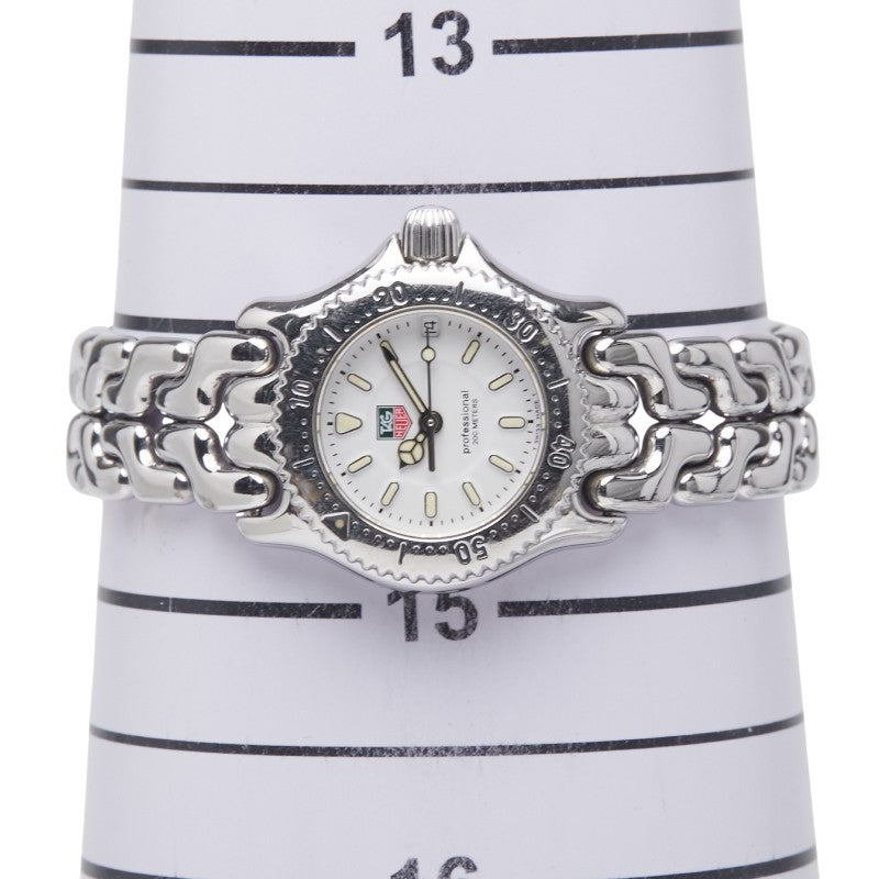 タグホイヤー セル 腕時計 WG1410-0 クオーツ ホワイト文字盤 ステンレススチール レディース TAG HEUER 【中古】