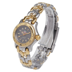 タグホイヤー セル 腕時計 WG1420-0 クオーツ グレー文字盤 ステンレススチール メッキ レディース TAG HEUER 【中古】