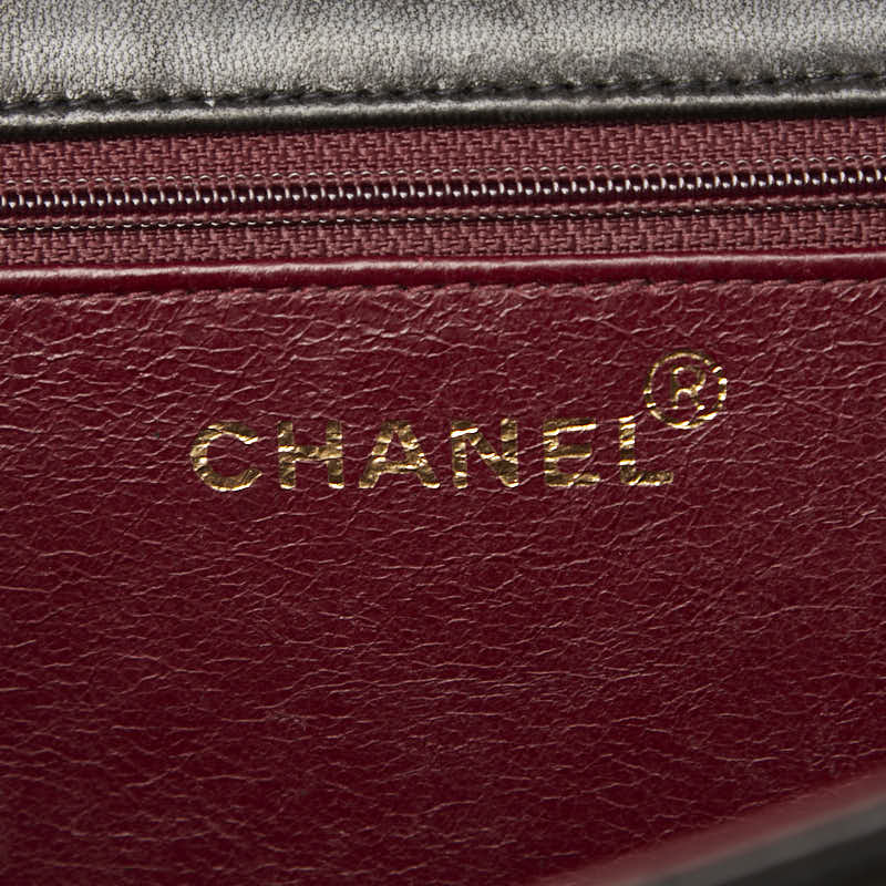 シャネル マトラッセ ココマーク チェーン ショルダーバッグ ブラウン ラムスキン レディース CHANEL 【中古】