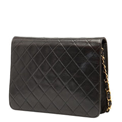 シャネル マトラッセ ココマーク チェーン ショルダーバッグ ブラウン ラムスキン レディース CHANEL 【中古】