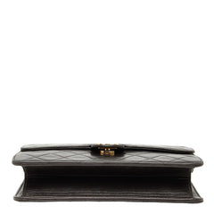 シャネル マトラッセ ココマーク チェーン ショルダーバッグ ブラウン ラムスキン レディース CHANEL 【中古】