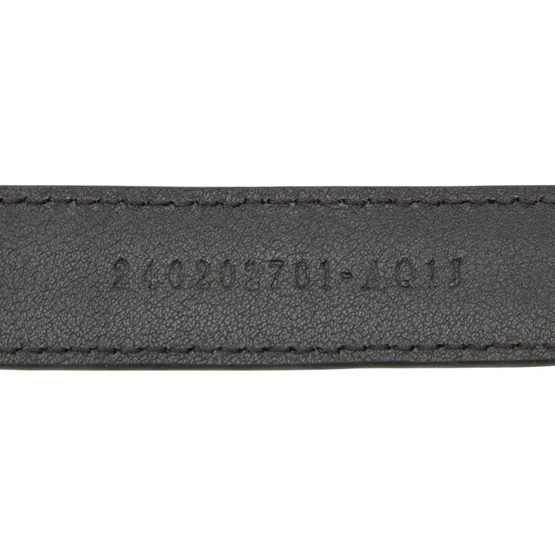 フェンディ ズッカ ベルト サイズ:75/30 ブラウン ブラック レザー レディース FENDI 【中古】