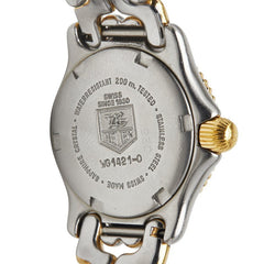 タグホイヤー セル 腕時計 WG1421-0 クオーツ ベージュ文字盤 ステンレススチール メッキ レディース TAG HEUER 【中古】