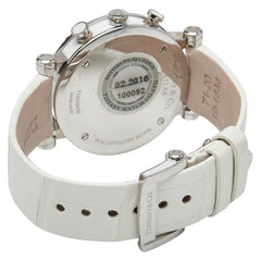 ティファニー アトラス 腕時計 Z1301.32.11A20A71A クオーツ ホワイト文字盤 ステンレススチール レザー レディース TIFFANY&Co. 【中古】