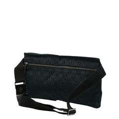 グッチ GGキャンバス ウエストバッグ ショルダーバッグ 28566 ブラック キャンバス レザー レディース GUCCI 【中古】