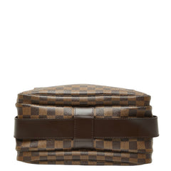 ルイ ヴィトン ダミエ ナヴィグリオ 斜め掛け ショルダーバッグ N45255 ブラウン PVC レザー レディース LOUIS VUITTON 【中古】