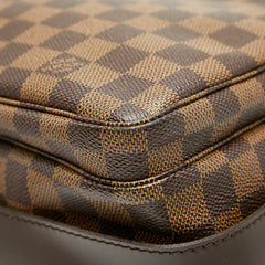 ルイ ヴィトン ダミエ ナヴィグリオ 斜め掛け ショルダーバッグ N45255 ブラウン PVC レザー レディース LOUIS VUITTON 【中古】