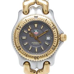 タグホイヤー セル 腕時計 WG1320-0 クオーツ グレー文字盤 ステンレススチール メッキ レディース TAG HEUER 【中古】