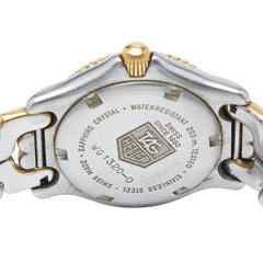 タグホイヤー セル 腕時計 WG1320-0 クオーツ グレー文字盤 ステンレススチール メッキ レディース TAG HEUER 【中古】