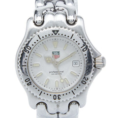 タグホイヤー セル 腕時計 WG1312-0 クオーツ ホワイト文字盤 ステンレススチール レディース TAG HEUER 【中古】