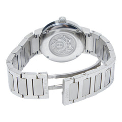 エルメス ノマード 腕時計 NO1.210 グレー文字盤 ステンレススチール レディース HERMES 【中古】