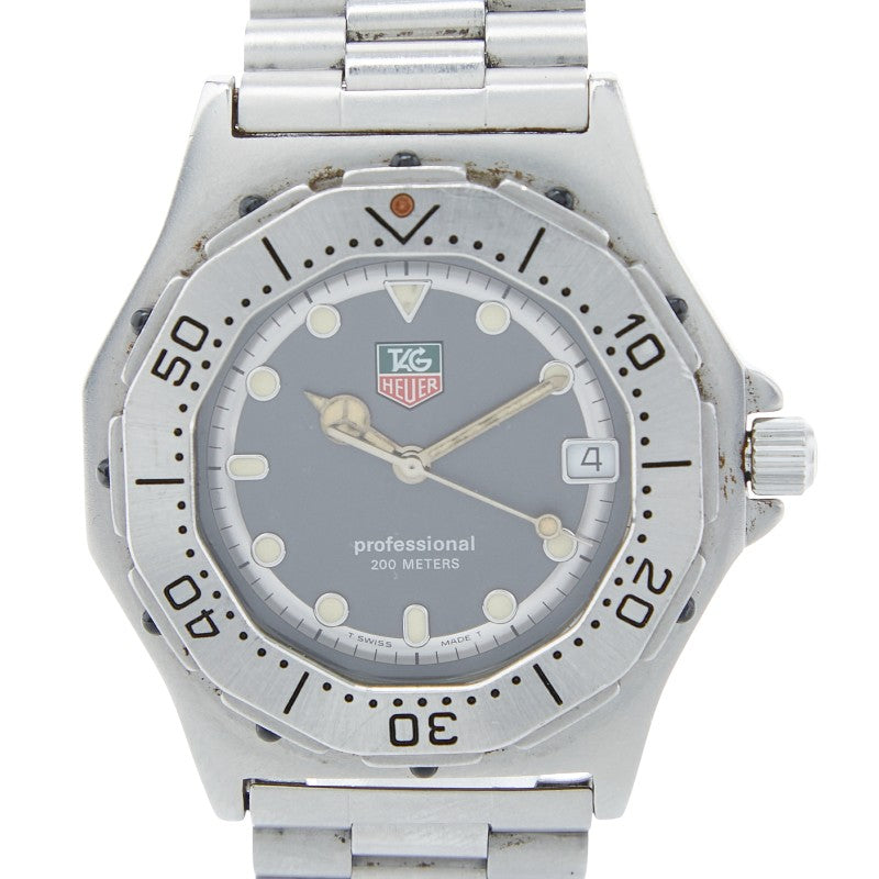 タグホイヤー 3000シリーズ 腕時計 932.206 クオーツ グレー文字盤 ステンレススチール メンズ TAG HEUER 【中古】