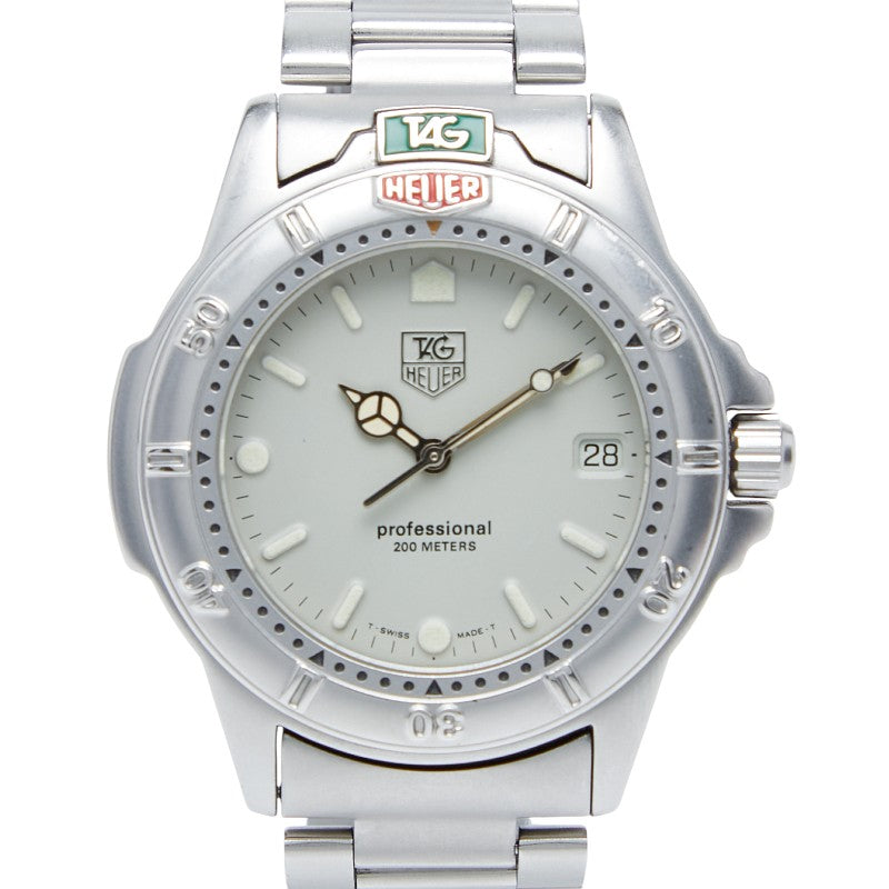タグホイヤー 4000シリーズ 腕時計 999.706K クオーツ シルバー文字盤 ステンレススチール メンズ TAG HEUER 【中古】