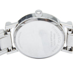 ティファニー アトラス 腕時計 クオーツ グレー文字盤 ステンレススチール レディース TIFFANY&Co. 【中古】
