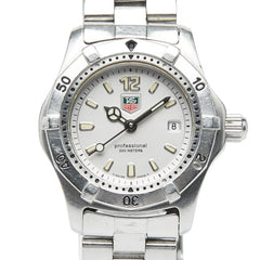 タグホイヤー プロフェッショナル200 腕時計 WK1312 クオーツ シルバー文字盤 ステンレススチール レディース TAG HEUER 【中古】