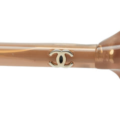 シャネル ココマーク ラウンド サングラス 5279-A ベージュ プラスチック レディース CHANEL 【中古】