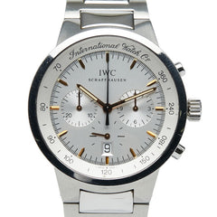 アイダブリューシー シャフハウゼン GST 腕時計 IW372703 クオーツ シルバー文字盤 ステンレススチール メンズ IWC SCHAFFHAUSEN 【中古】