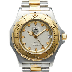 タグホイヤー プロフェッショナル3000 腕時計 934.206 クオーツ シルバー文字盤 ステンレススチール メンズ TAG HEUER 【中古】