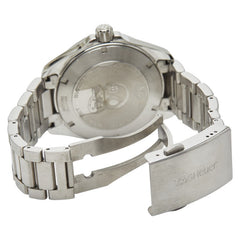 タグホイヤー アクアレーサー 腕時計 WAY11110 クオーツ ブラック文字盤 ステンレススチール メンズ TAG HEUER 【中古】