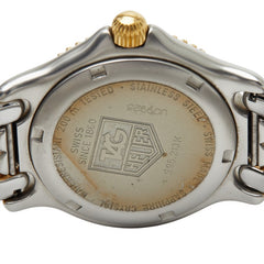 タグホイヤー セル プロフェッショナル200 腕時計 S95.213K クオーツ グレー文字盤 ステンレススチール メッキ ボーイズ TAG HEUER 【中古】