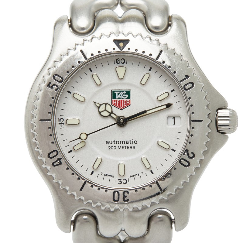タグホイヤー セル 腕時計 S89.706 自動巻き ホワイト文字盤 ステンレススチール メンズ TAG HEUER 【中古】