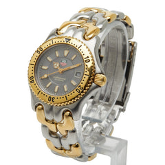 タグホイヤー セル プロフェッショナル200 腕時計 WG1320-0 クオーツ グレー文字盤 ステンレススチール メッキ ボーイズ TAG HEUER 【中古】