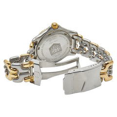 タグホイヤー セル プロフェッショナル200 腕時計 S95.713K クオーツ ベージュ文字盤 ステンレススチール メッキ ボーイズ TAG HEUER 【中古】