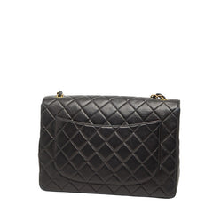 シャネル ココマーク マトラッセ 斜め掛け チェーン ショルダーバッグ ブラック ラムスキン レディース CHANEL 【中古】
