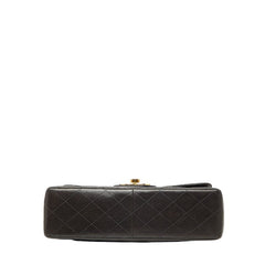 シャネル ココマーク マトラッセ30 チェーン ショルダーバッグ ブラック ラムスキン レディース CHANEL 【中古】