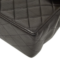 シャネル ココマーク マトラッセ30 チェーン ショルダーバッグ ブラック ラムスキン レディース CHANEL 【中古】