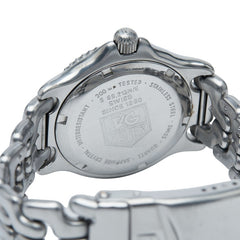 タグホイヤー プロフェッショナル セル 腕時計 S99.213M クオーツ グレー文字盤 ステンレススチール ボーイズ TAG HEUER 【中古】