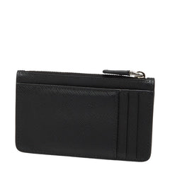 プラダ 三角ロゴプレート コインケース カードケース 2MC084 ブラック サフィアーノレザー レディース PRADA 【中古】